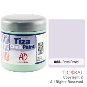 PINTURA TIZA AD 025 ROSA PASTEL 200ML X 3 UNIDADES